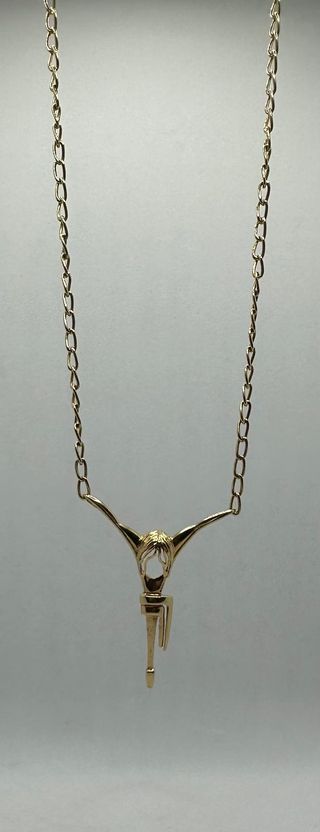 Cadena Cristo de oro de 18k, 11.94 g, 54 cm.