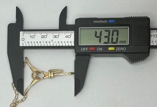 Cadena Cristo de oro de 18k, 11.94 g, 54 cm.