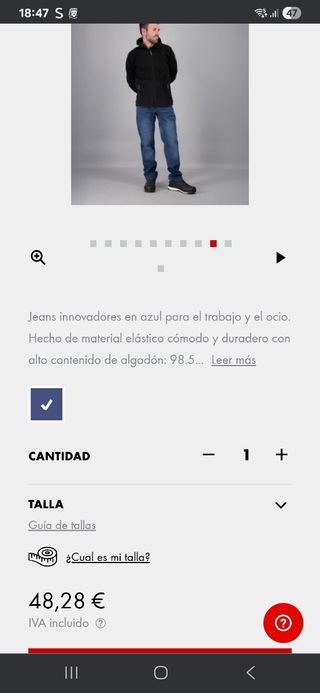 Pantalón de trabajo WURTH azul