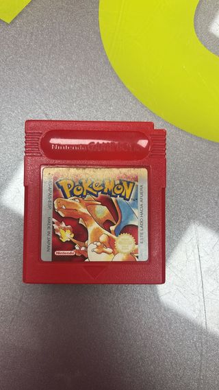 Videojuego pokemon nintendo game boy