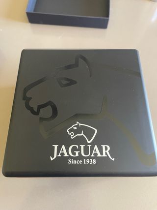 Reloj Jaguar Cronógrafo Negro y Plateado