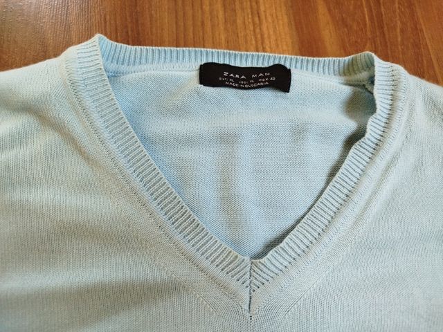 Jersei Zara color azul celeste