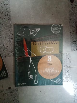 Libro de lengua castellana y literatura anaya