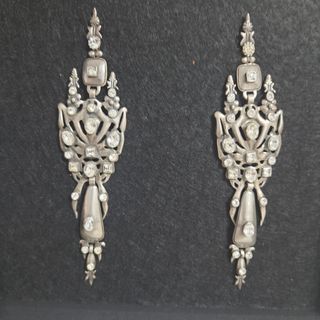Pendientes Baturra Plata de Ley. Broche a juego.