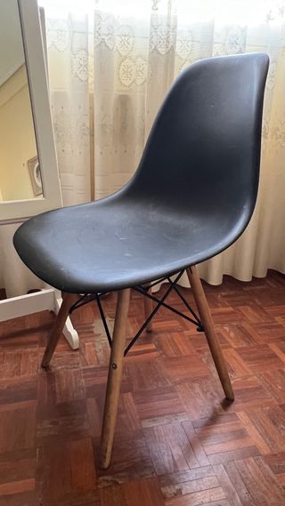 Silla Negra Diseño Nórdico