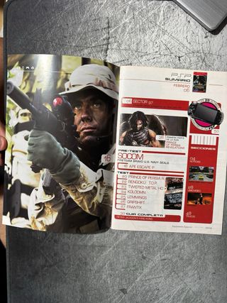 PSP SOCOM U.S. Navy Seals Fireteam Bravo Magazine