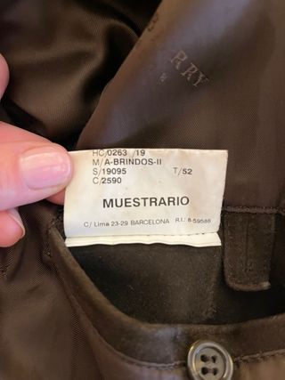 Americana ante Burberry Marrón Hombre