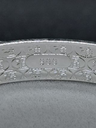 Pulsera Plata 999 Ajustable