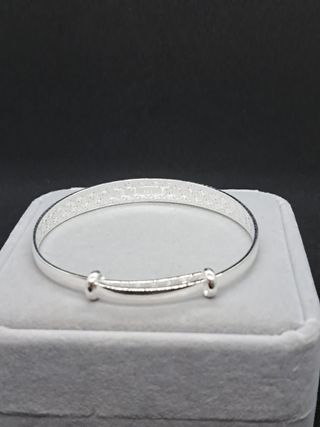 Pulsera Plata 999 Ajustable