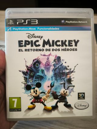 VIDEOJUEGO EPIC MICKEY y El HOBBIT PS3
