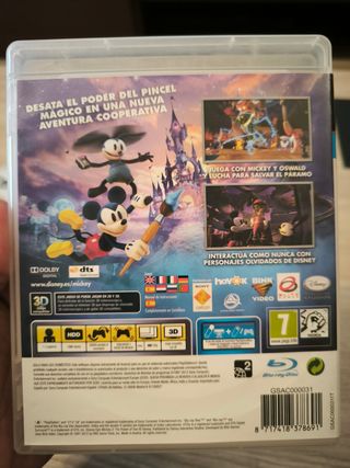 VIDEOJUEGO EPIC MICKEY y El HOBBIT PS3