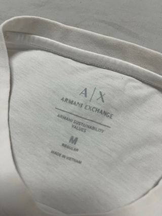 Camiseta Armani Exchange blanca - Talla M
