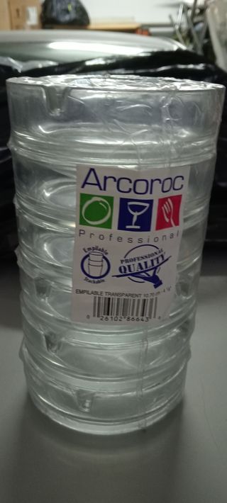 Arcoroc Ceniceros Profesionales Apilables