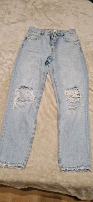Pantalón vaquero Zara azul