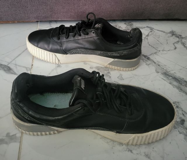 Zapatillas Puma Negras y Grises