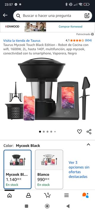 Thermomix mycook touck black edition