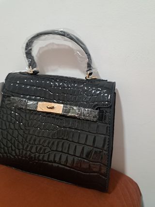 Bolso Marrón Piel