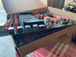 placa base X99 de doble CPU.