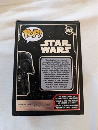 Funko Pop Darth Vader 343 Luces y Sonido Star Wars