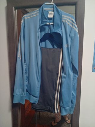 Chándal Adidas Azul y gris oscuro