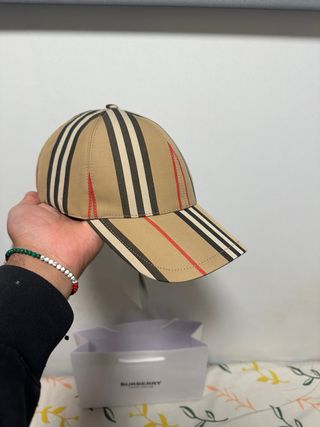 Gorra Burberry Beige Multicolor