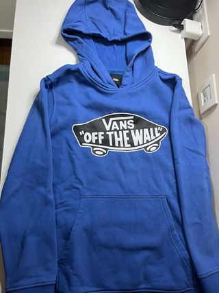 sudadera vans azul talla XS