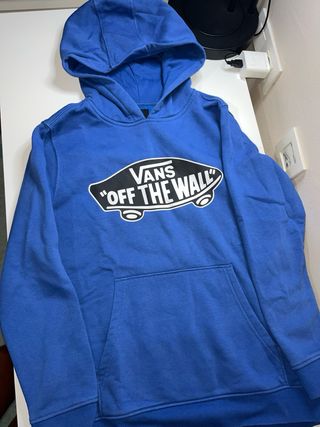 sudadera vans azul talla XS