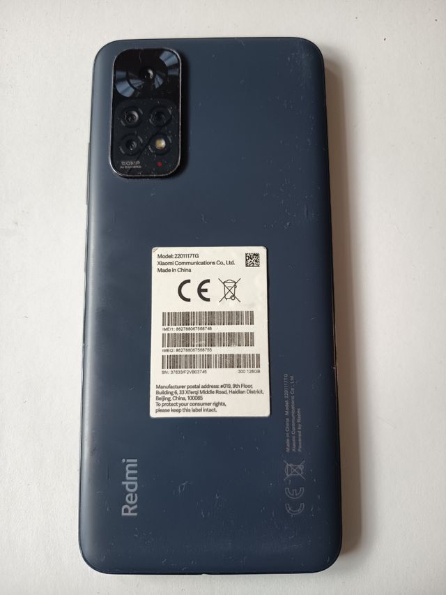 Móvil Xiaomi Redmi Note 11 (para reparar o piezas)