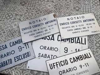 Kit Targhe Notarili Originali