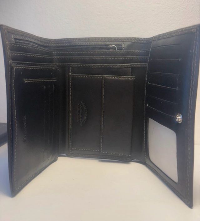 Portafoglio Polo Ralph Lauren vera pelle nero