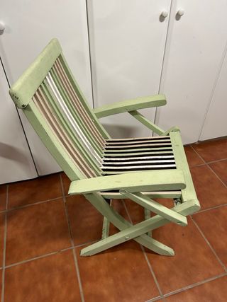 Sillas de jardín de madera plegables