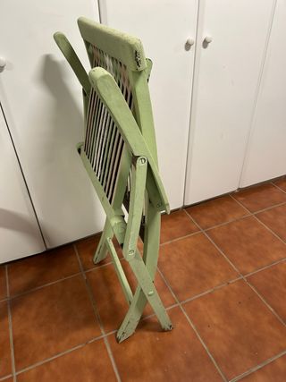 Sillas de jardín de madera plegables