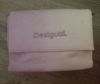 Bolso Desigual degradado blanco/morado