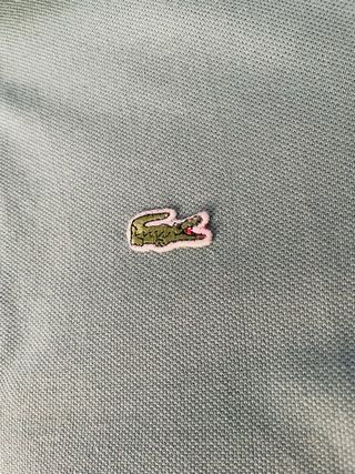 Polo Lacoste Verde Menta Talla M