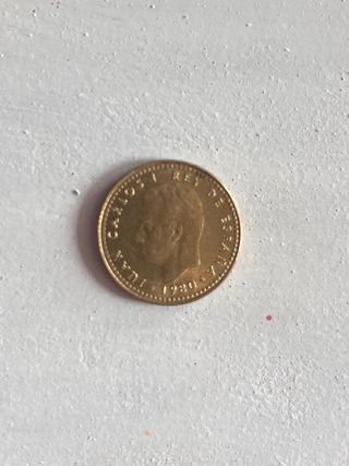 Moneda 1 Peseta España 1980 Rey Juan Carlos I