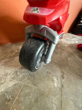 Moto correpasillos roja para niñ@s