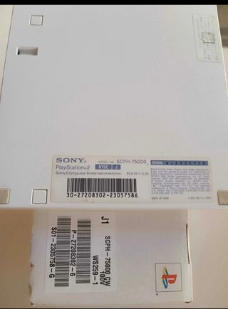 PS2 ceramic White NTSC Japan con caja