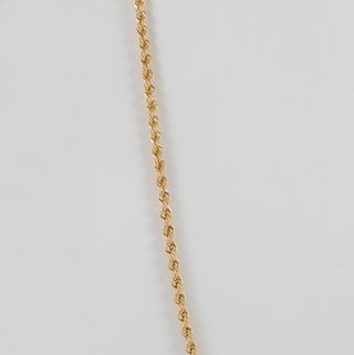 Cadena cordón oro 18k 750 60cm