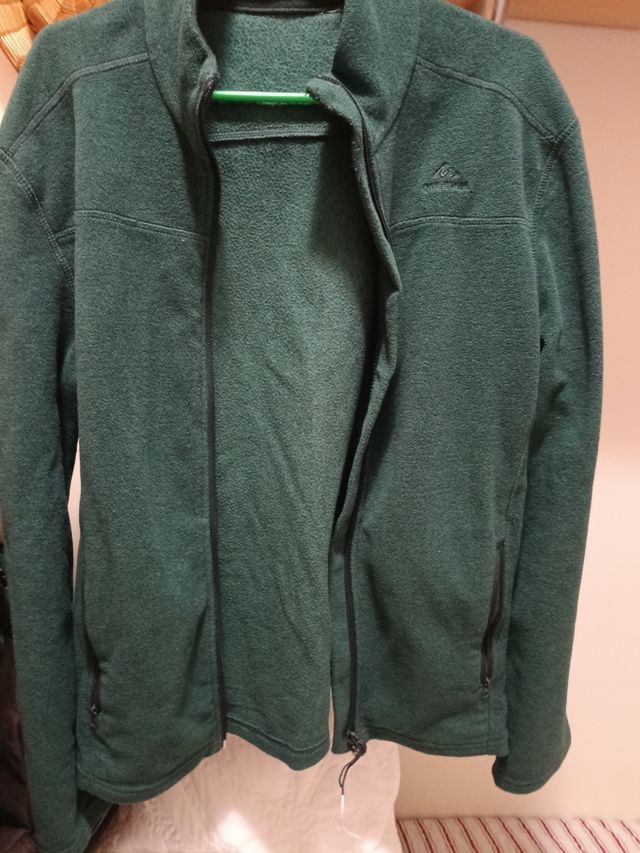 Chaqueta Decathlon cremallera verde Talla M