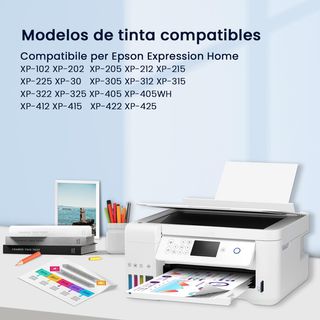 ✨ - Hookink 18XL 18 XL Cartuchos de Tinta Compatib