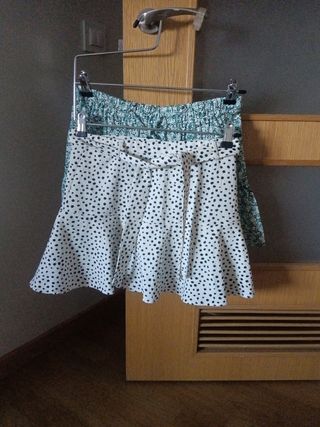 Lote 2 minifaldas/pantalón