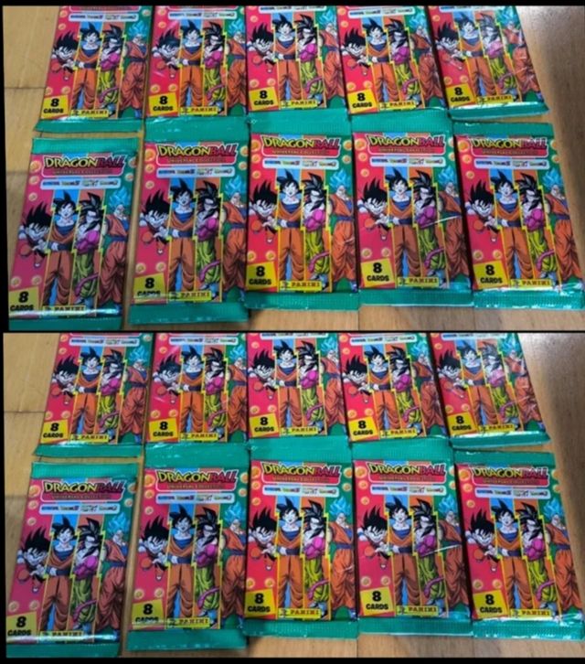 OFERTA 20 sobres dragon ball universal collection 