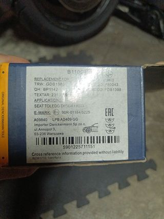 Pastillas de Freno Seat