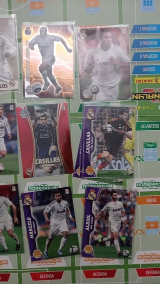 Lote de cromos del Real Madrid Megacracks