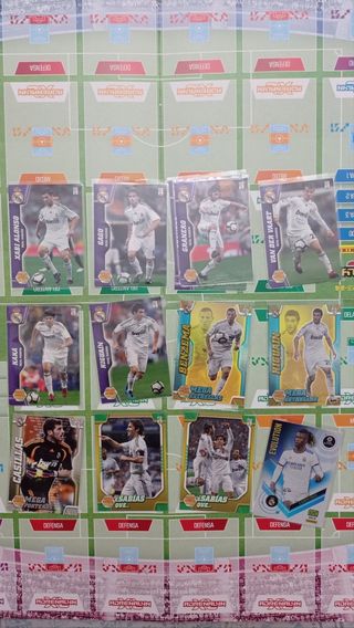 Lote de cromos del Real Madrid Megacracks