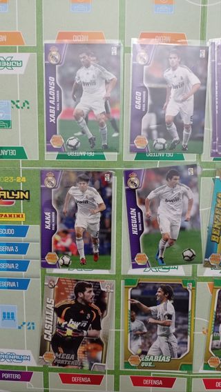 Lote de cromos del Real Madrid Megacracks