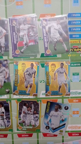 Lote de cromos del Real Madrid Megacracks