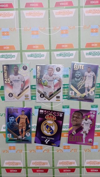 Lote de cromos del Real Madrid Megacracks