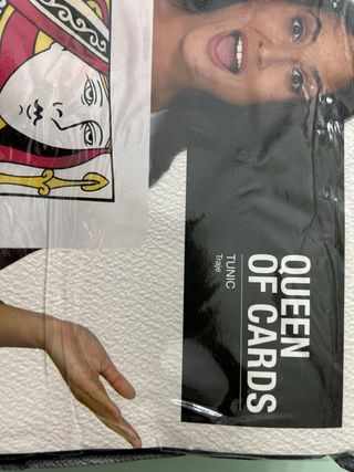 Disfraz Túnica Queen of Cards Talla L