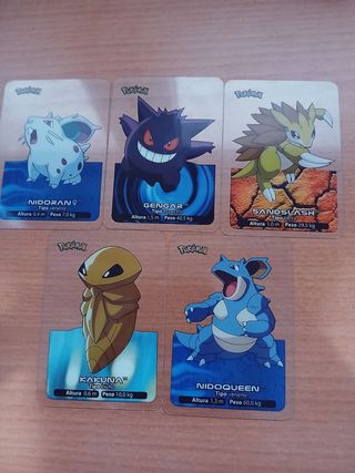 Cartas Pokémon Lamincards Coleccionables